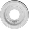Ekena Millwork Traditional PVC Ceiling Medallion (Fits Canopies up to 5 1/2"), 10"OD x 3 1/2"ID x 1 1/8"P CMP10TR